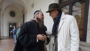 Riprese a Tivoli, l'assessore Barberini sul set di Sofia