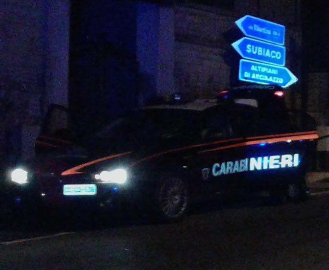 Controlli del fine settimana: un arresto e denunce tra Subiaco e Vallinfreda
