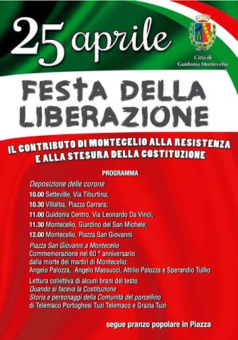 25aprile: “Il contributo di Montecelio alla Resistenza e alla stesura della Costituzione”