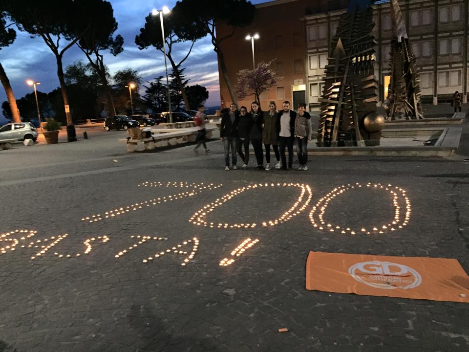Giovani Democratici in piazza per le ultime vittime nel canale di Sicilia