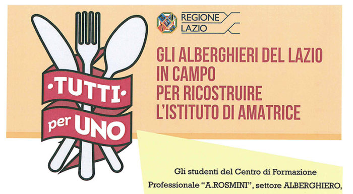 AMAtrice, i ragazzi di Tivoli Forma in campo per le zone terremotate