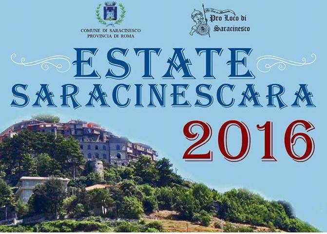 “Estate Saracinescara 2016”: ecco il programma