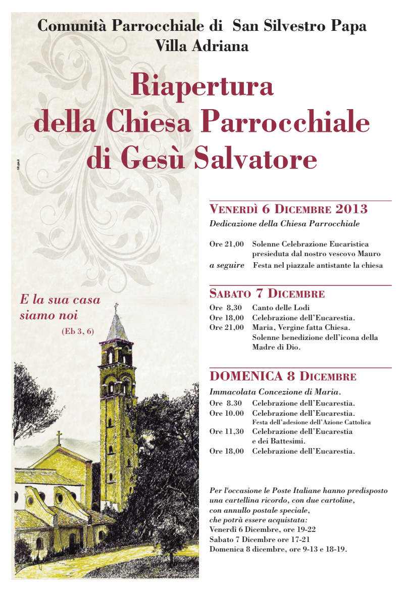 Villa Adriana, riapre la Chiesa di Gesù Salvatore