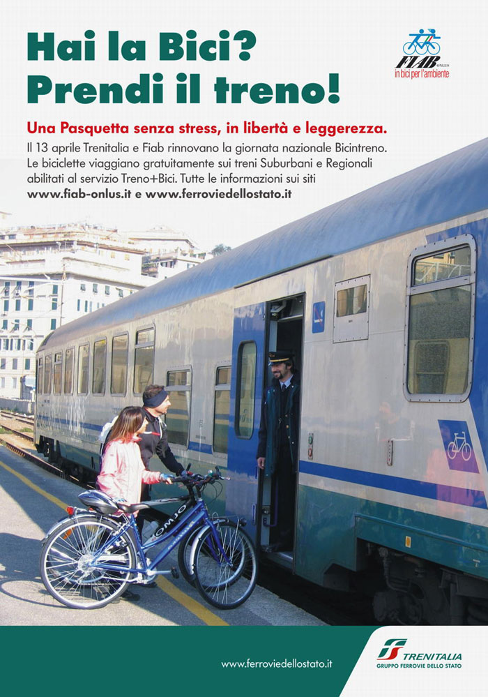 Pasquetta: bici gratis in treno