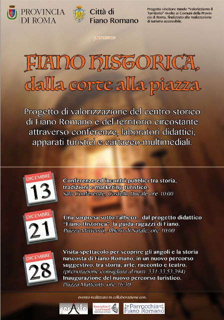 FIANO HISTORICA, dalla Corte alla Piazza