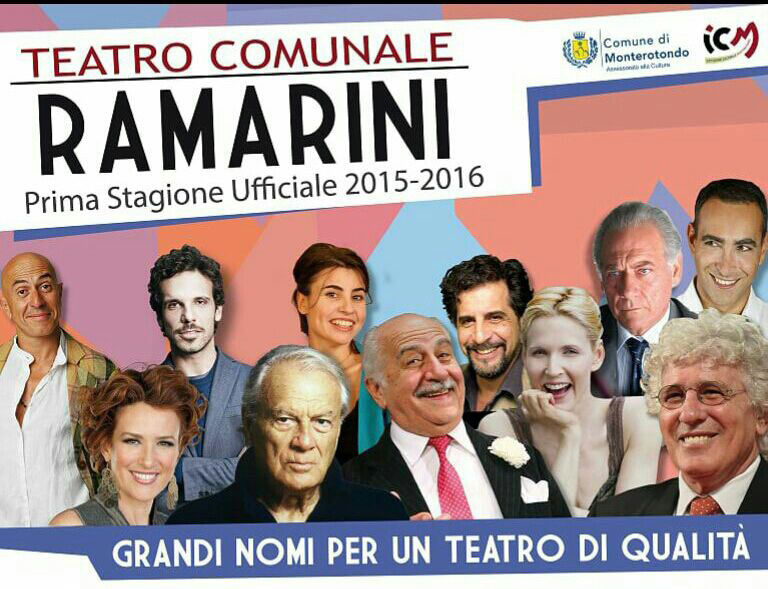 Prima, eccezionale, stagione teatrale al Ramarini di Monterotondo