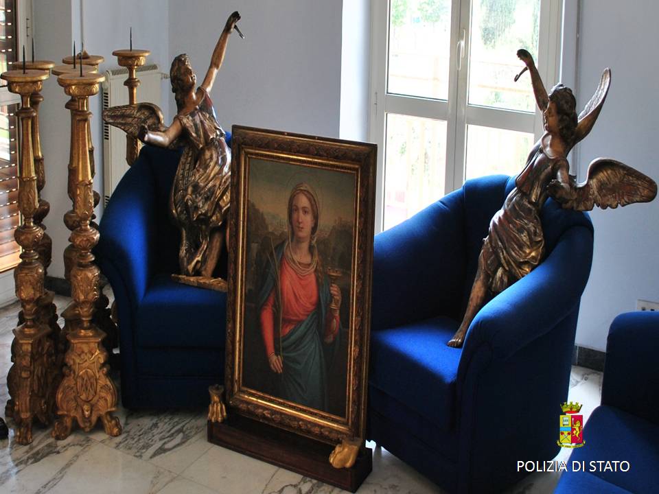 Tivoli: ritrovate le opere rubate a “San Francesco”