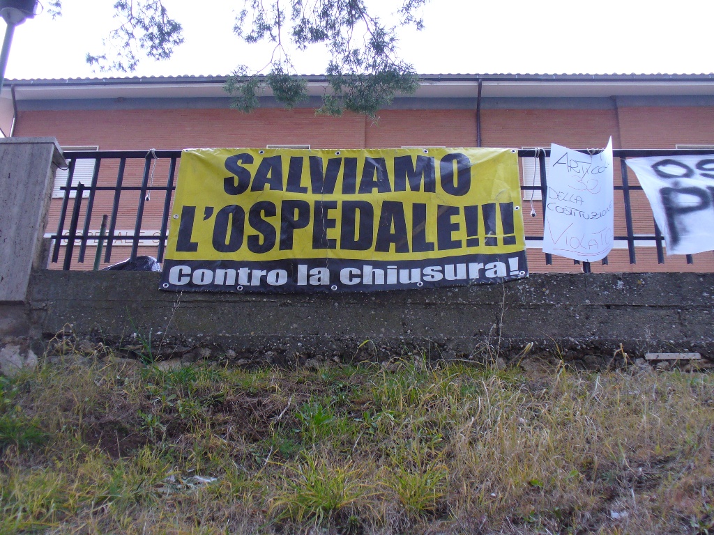 Ospedale di Palombara, il 20 riprende la lotta