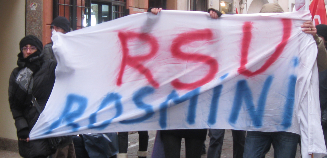 I lavoratori di TivoliForma protestano