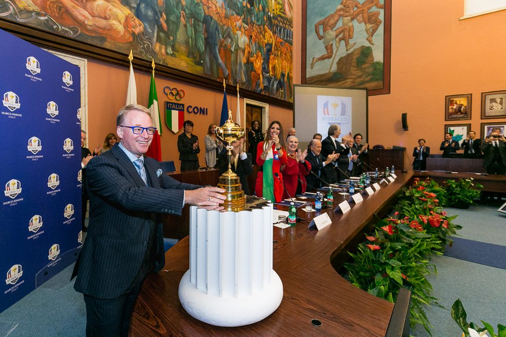 La Ryder Cup fa “visita” al Marco Simone Golf Club aspettando il 2022