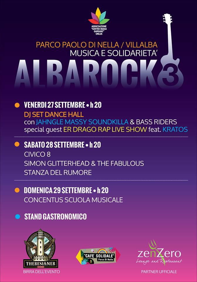 Torna l’Alba Rock a Villalba, tre serate all’insegna della musica