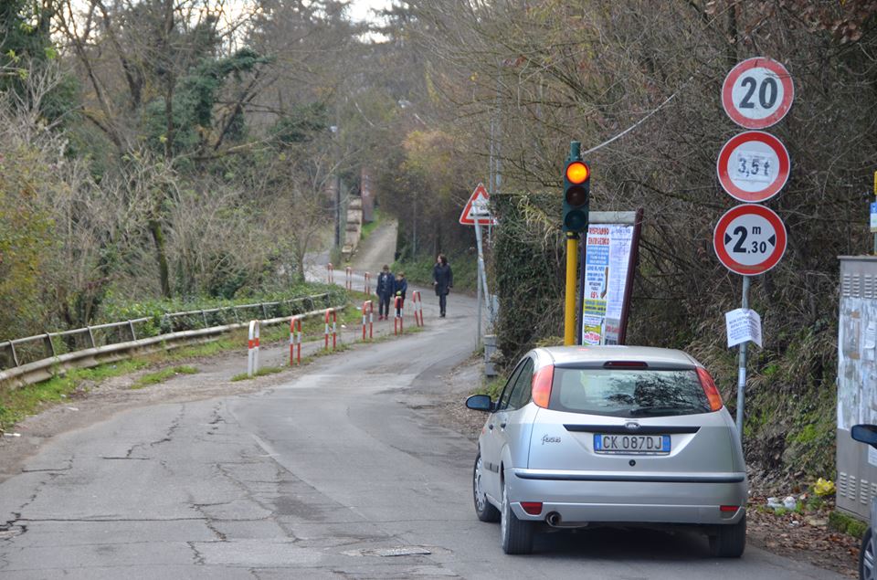 Strada Arci, lunedì partono i lavori per il consolidamento dopo la frana