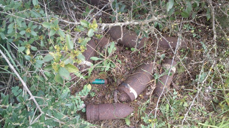 Stacchini: ritrovate bombe inesplose vicino alla baraccopoli