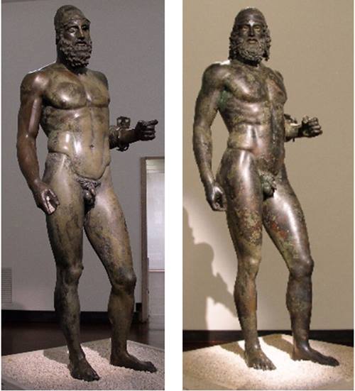 Mercato contadino tiburtino: in mostra le copie dei Bronzi di Riace