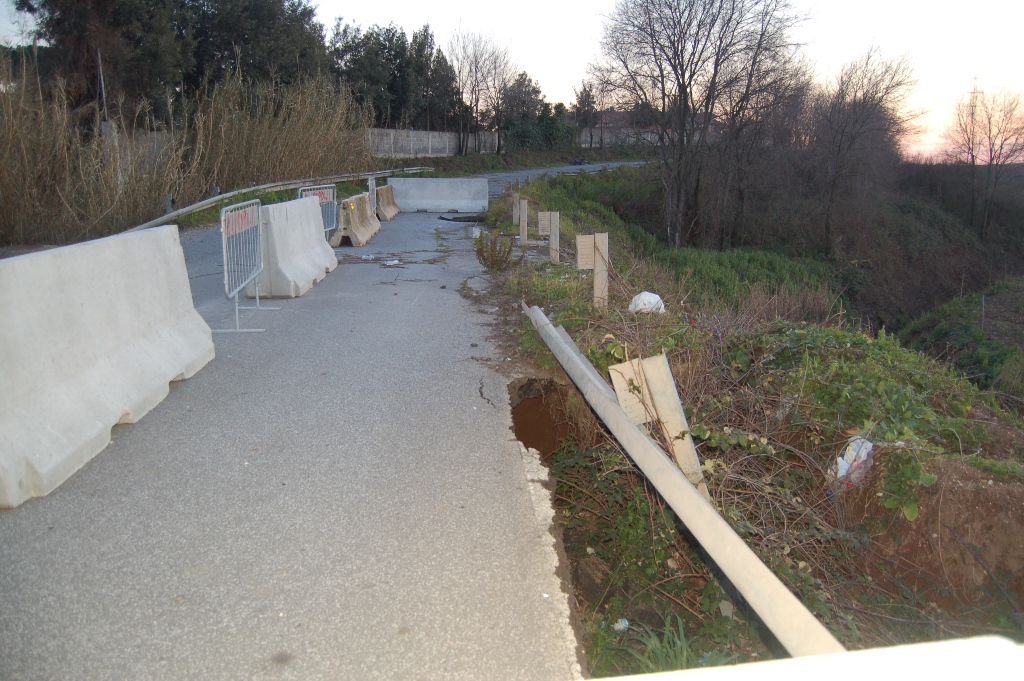 Guidonia, voragine a Marco Simone: sabato la protesta
