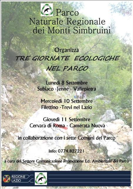 Simbrivio ed Aniene: il Parco chiama a raccolta i volontari per pulire “l’immondizia dei turisti”