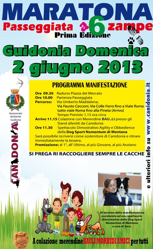 Tutti in strada il 2 giugno per la “Maratona a 6 zampe”