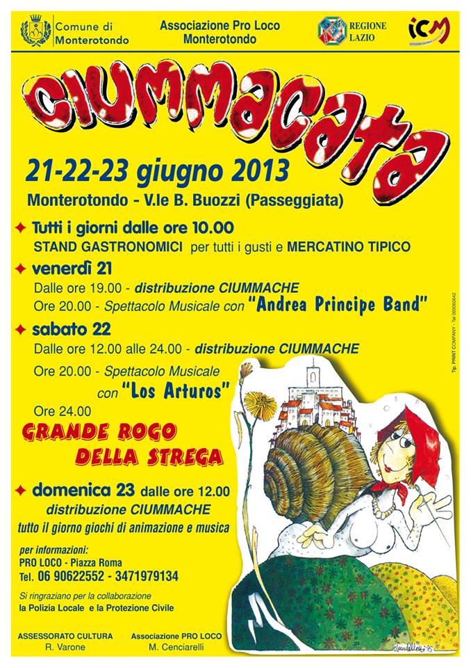 Monterotondo, Ciummacata 2013, attesa per il  “Rogo delle streghe”