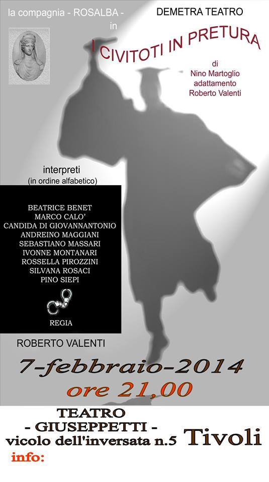 Stasera a teatro con “I civitoti in pretura”