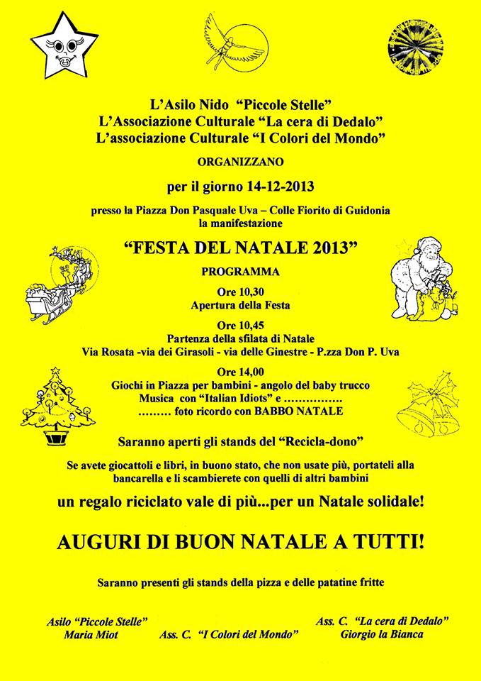 A Collefiorito la Festa di Natale 2013