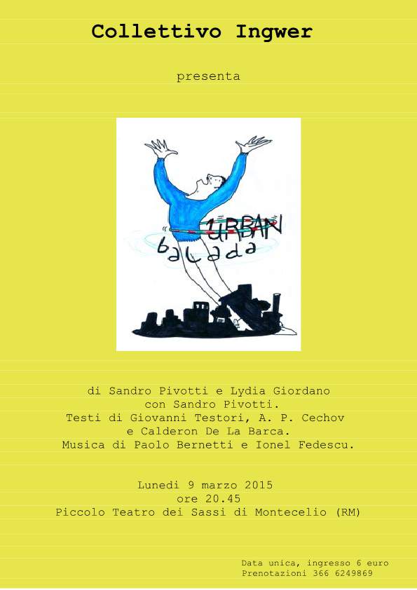 Teatrosincrasia, a Montecelio va in scena “Urban Balada”