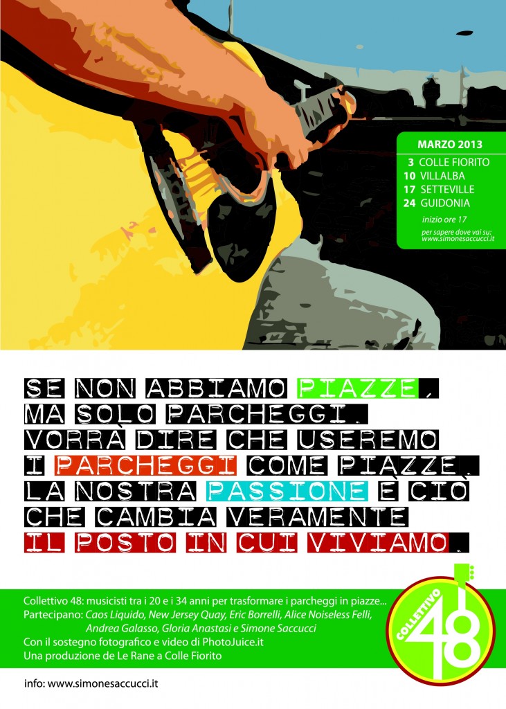 Guidonia Montecelio, i parcheggi come piazze