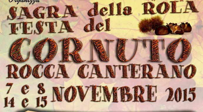 Rocca Canterano: torna la Festa del Cornuto e la sagra della Rola