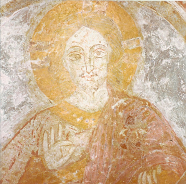 Torna a casa l’affresco del Cristo Benedicente trafugato nel 1978