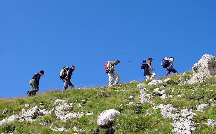 Escursione da Palombara fino al Passo del lupo