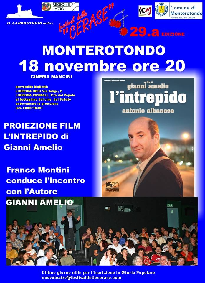 Al festival delle Cerase Gianni Amelio con “L’intrepido”