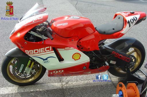 Ducati rubate impiegate nei gran premi, sgominata banda con base a Fonte Nuova che aveva anche vinto titolo italiano