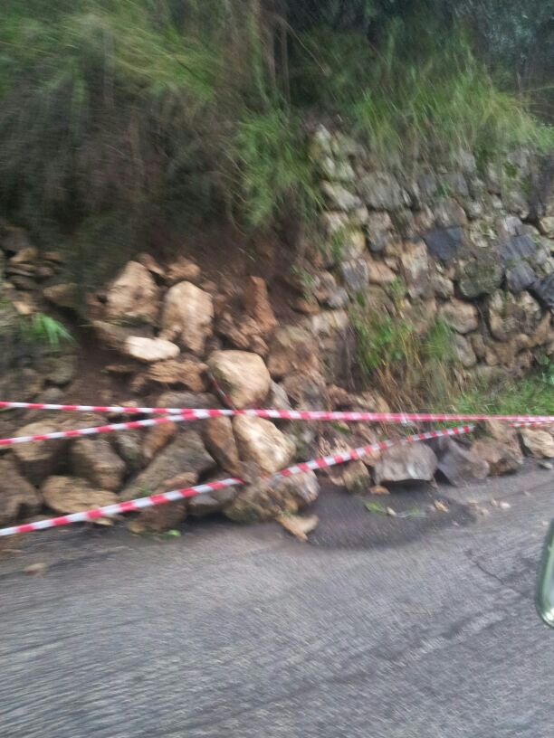 Maltempo Tivoli, chiusa la strada dell’Acquoria