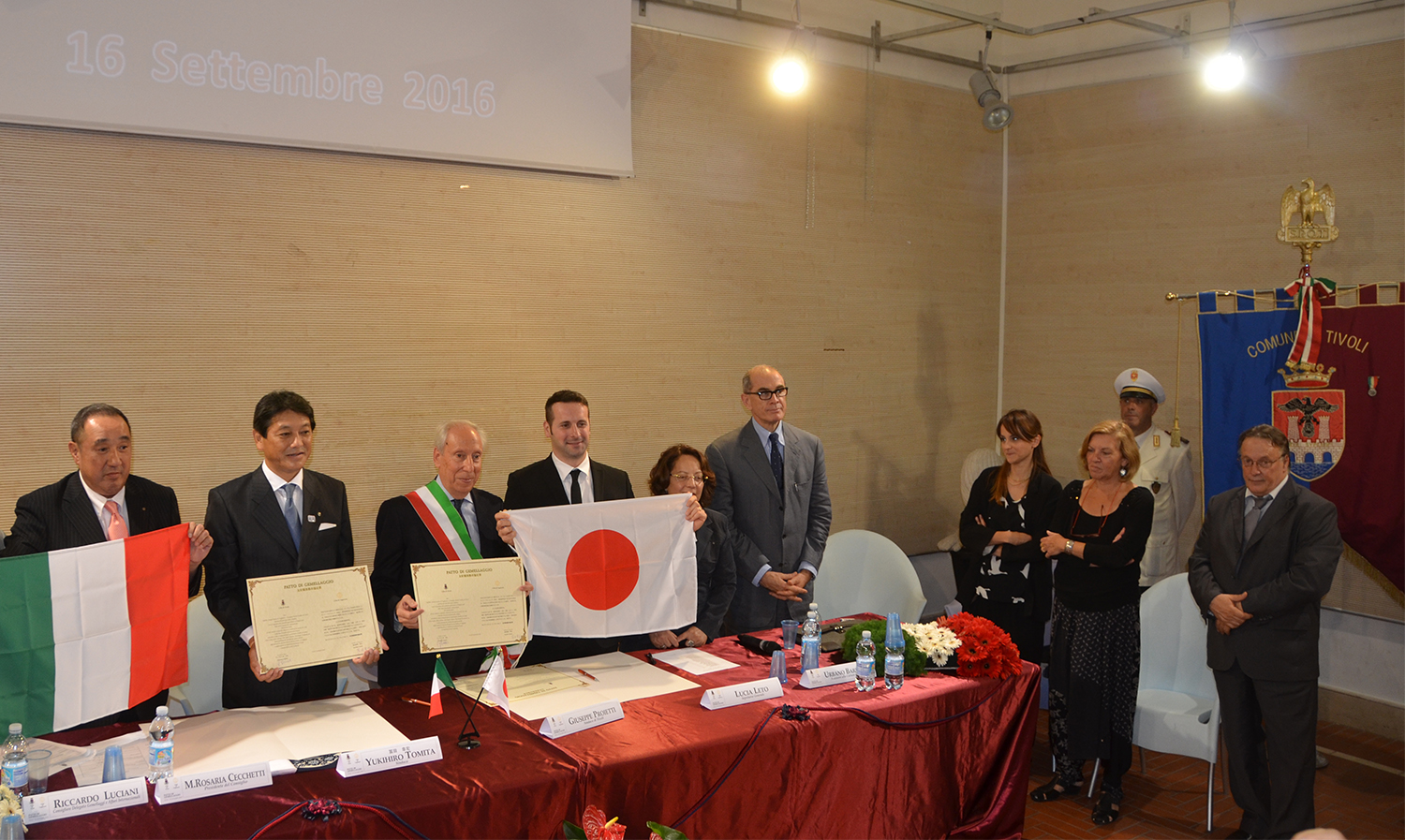 Tivoli e Yugawara, “un’amicizia” nata nel 1946