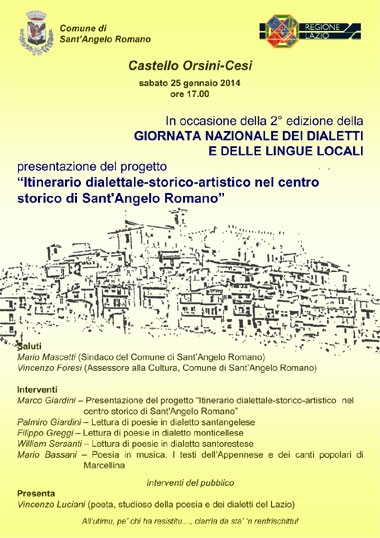 Giornata Nazionale del Dialetto