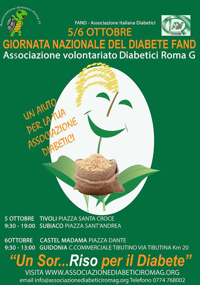 A Tivoli, Subiaco e Castel Madama una giornata dedicata al diabete