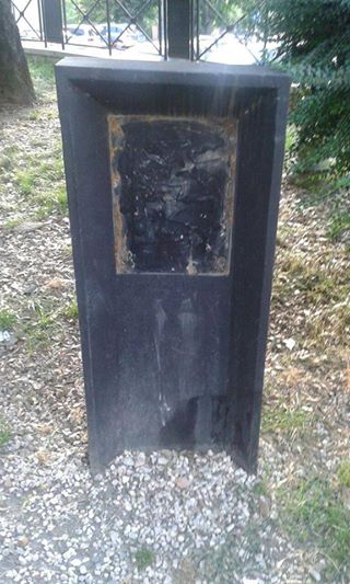 Vicovaro: vandalizzata la lapide in ricordo del partigiano Di Giuseppe