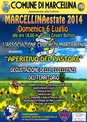Marcellina: Aperitivo col Pastore, alla scoperta delle eccellenze enogastronomiche