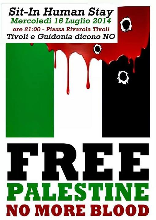 Manifestazione per la Palestina: aderisce anche Tivoli Mia