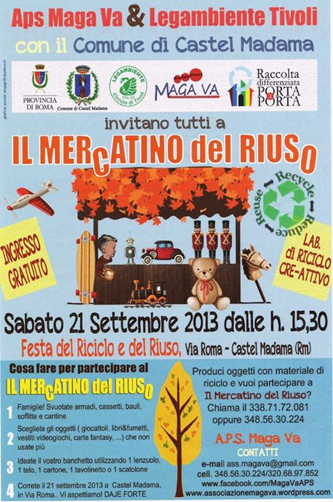 Castel Madama: un mercatino di giocattoli vecchi per i bambini