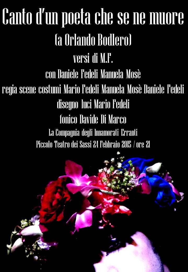 Daniele Fedeli e Manuela Mosè in scena al Piccolo dei Sassi di Montecelio‏