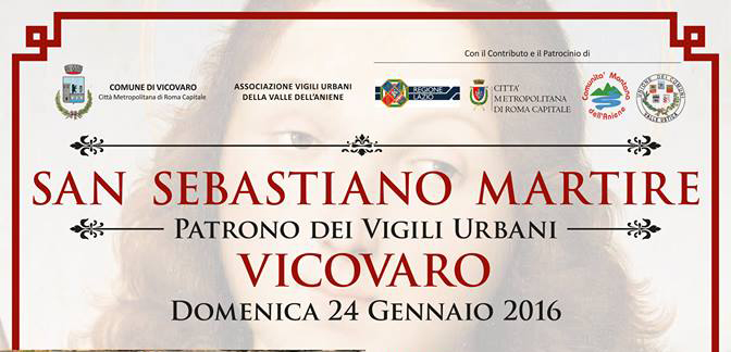 Vicovaro: domenica 24 festa della polizia locale per il Santo Patrono