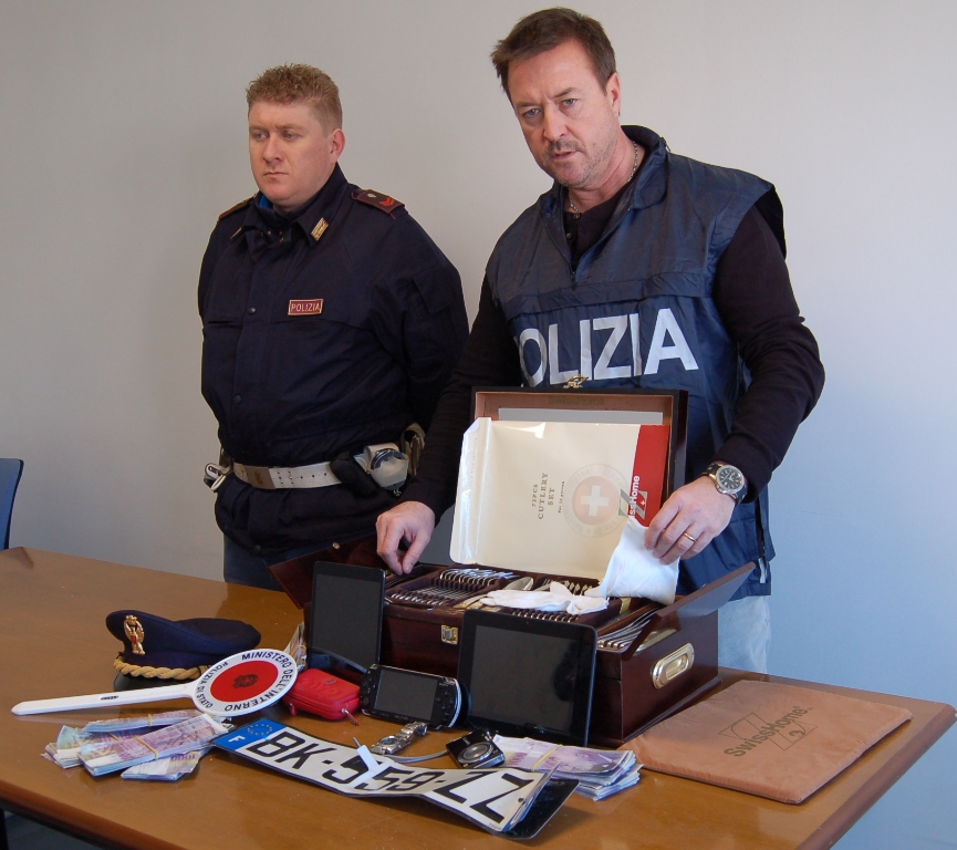 Guidonia, ladri traditi dal Gps e inseguiti, quattro arresti