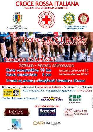 Domenica si corre con il “3° Trofeo Croce Rossa – Memorial Giorgio Lopez”