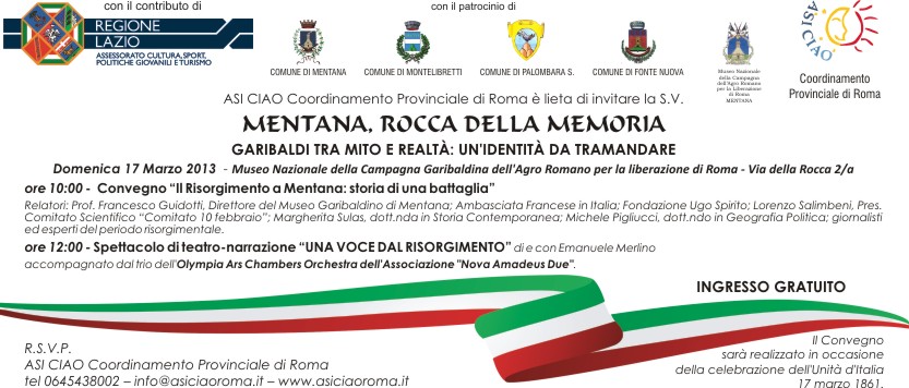 Mentana, una domenica dedicata a Garibaldi