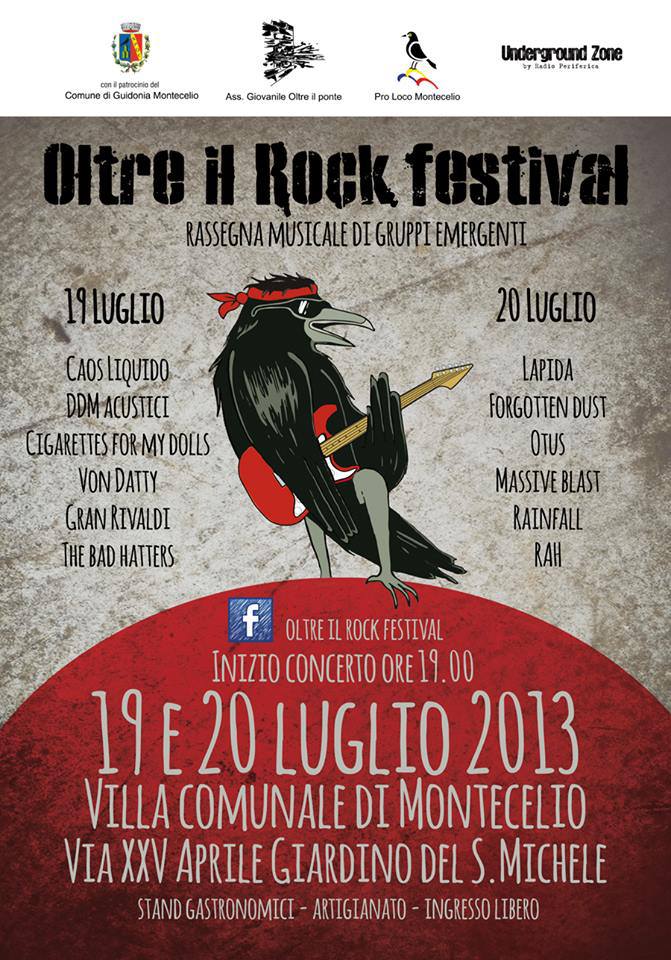 Montecelio, rassegna rock ai giardini del San Michele