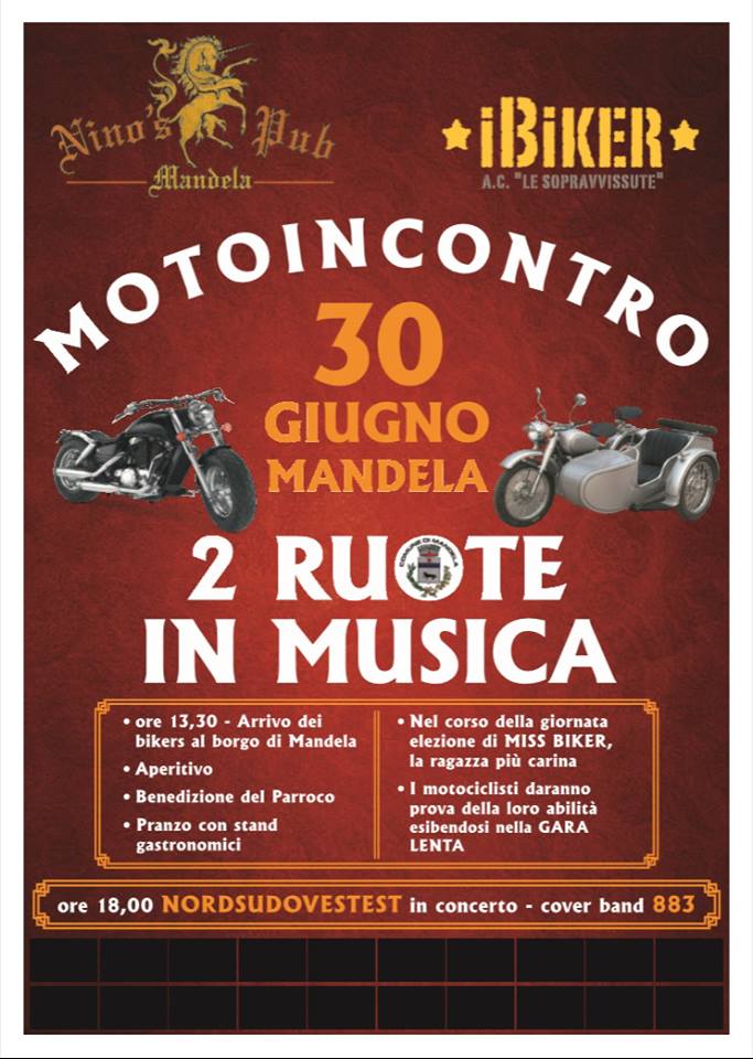 Mandela: domenica invasione di bikers