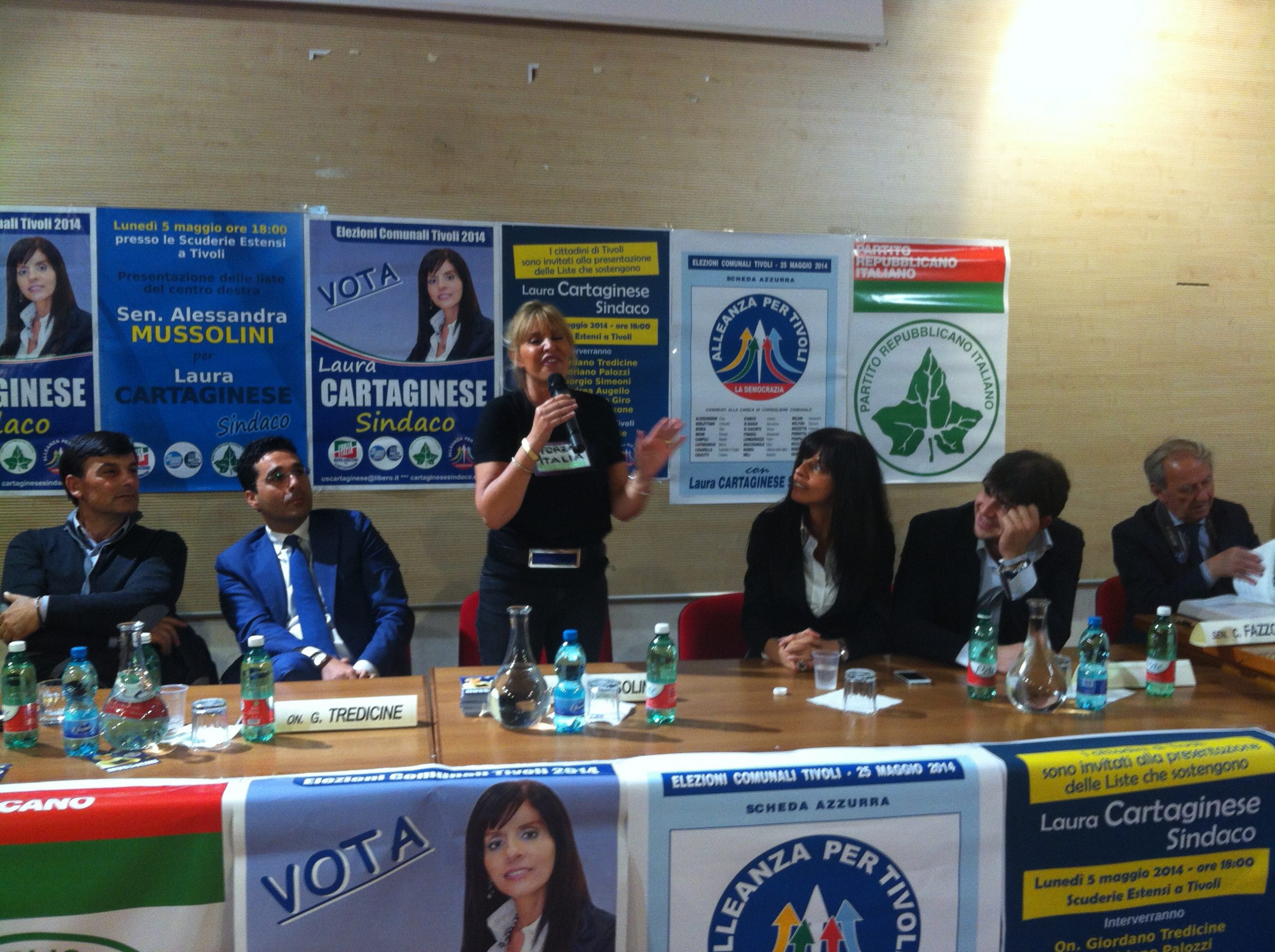 #EleTivoli – Ciclone Mussolini, la senatrice a Tivoli per Cartaginese