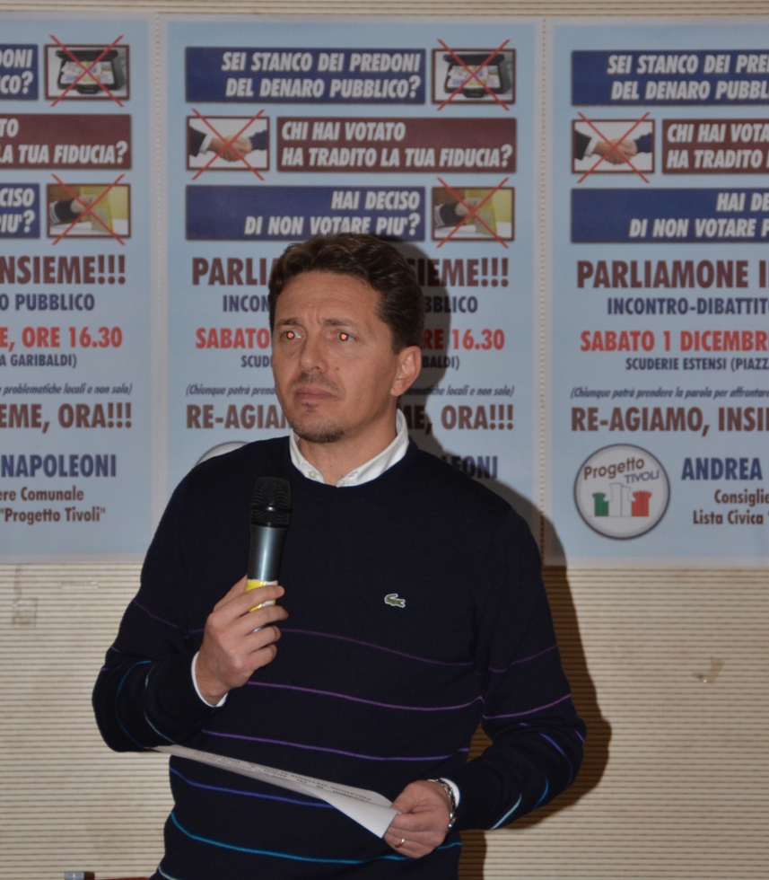 Regionali, Andrea Napoleoni ufficializzata la candidatura