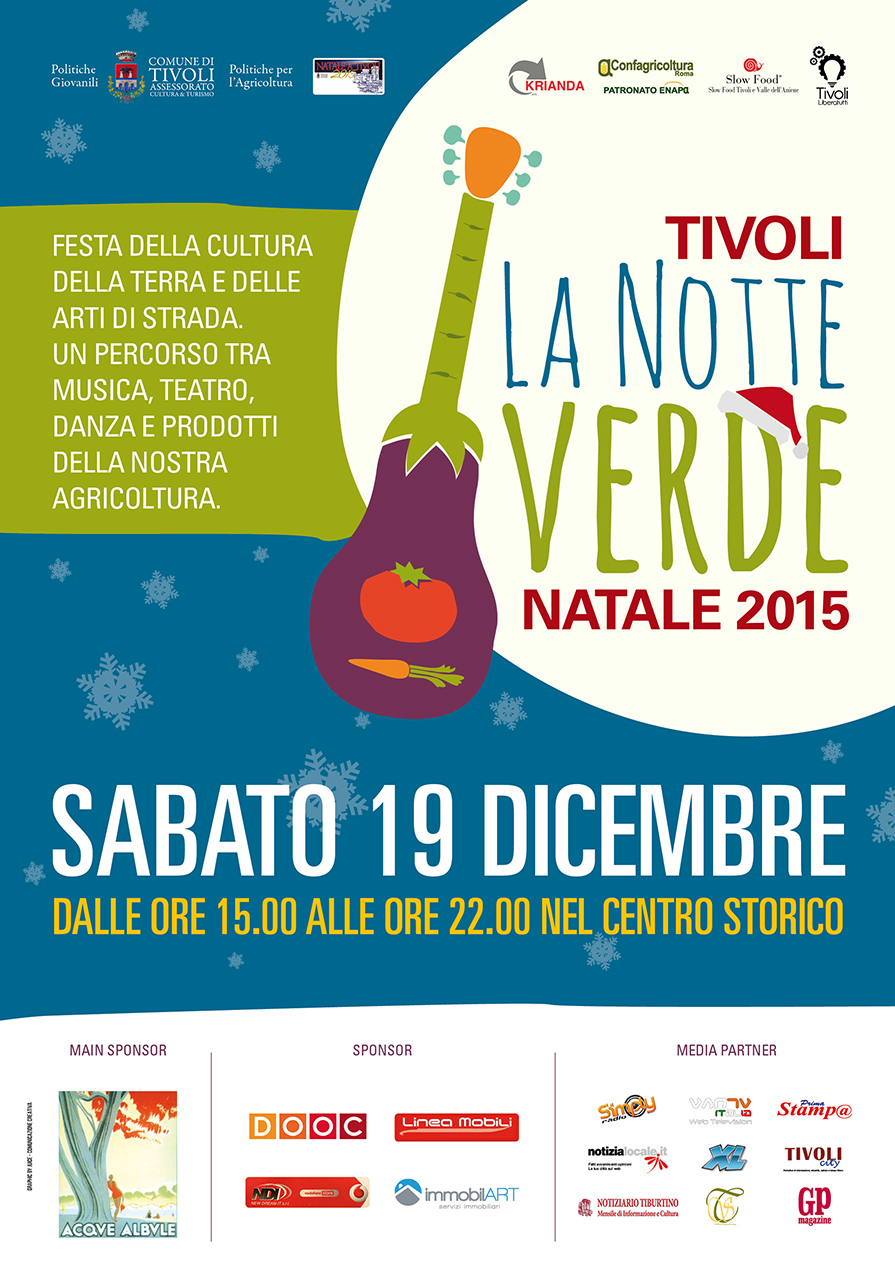 A Tivoli sabato c’è la “Notte Verde di Natale”
