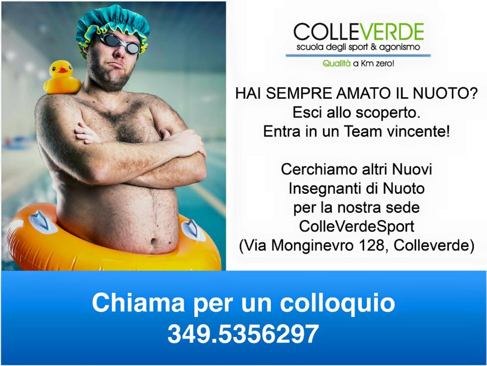 AAA Insegnanti di nuoto cercasi a Colleverde